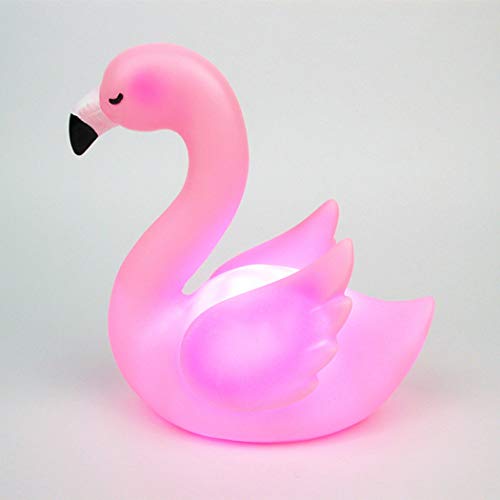 Fantasee LED Flamingo Nachtlicht Dekorative Licht Batteriebetrieben Baby Kinder Kinderzimmer Licht für Schlafzimmer Party Weihnachten Geburtstag Geschenk (Rosa, Flamingo)