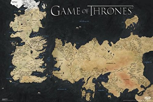 Pyramid Game of Thrones Poster, Weste Wall-Karte